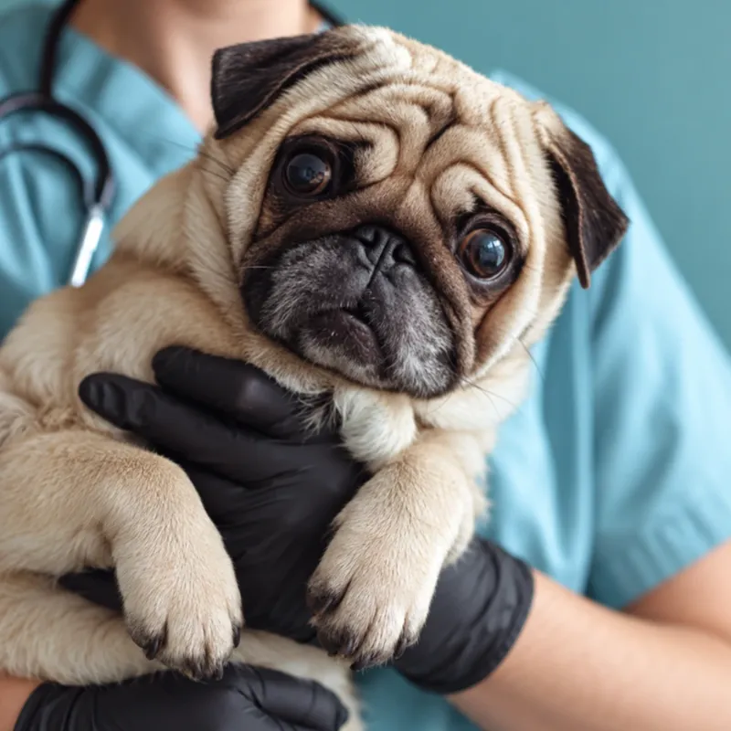 Cão atendido no HVB Hospital Veterinário